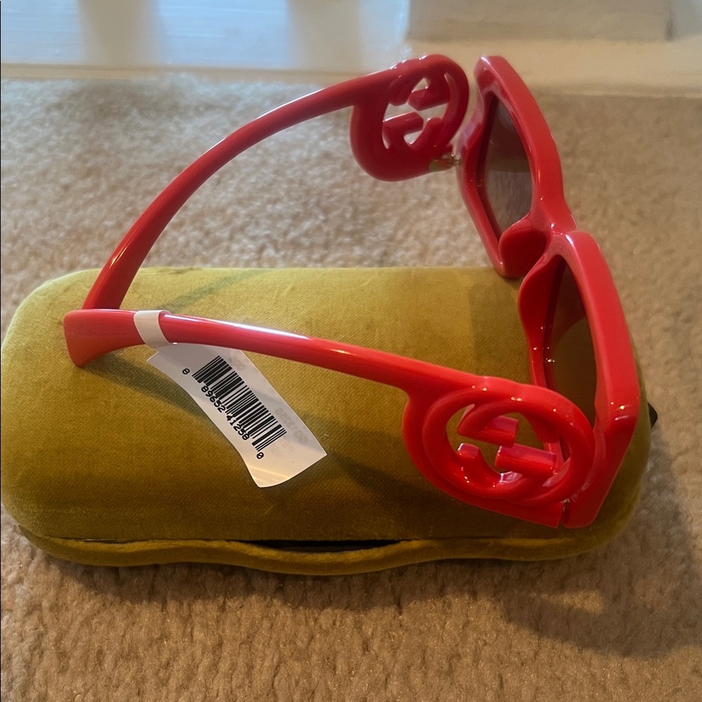 Gucci Bold Red Sunglasses